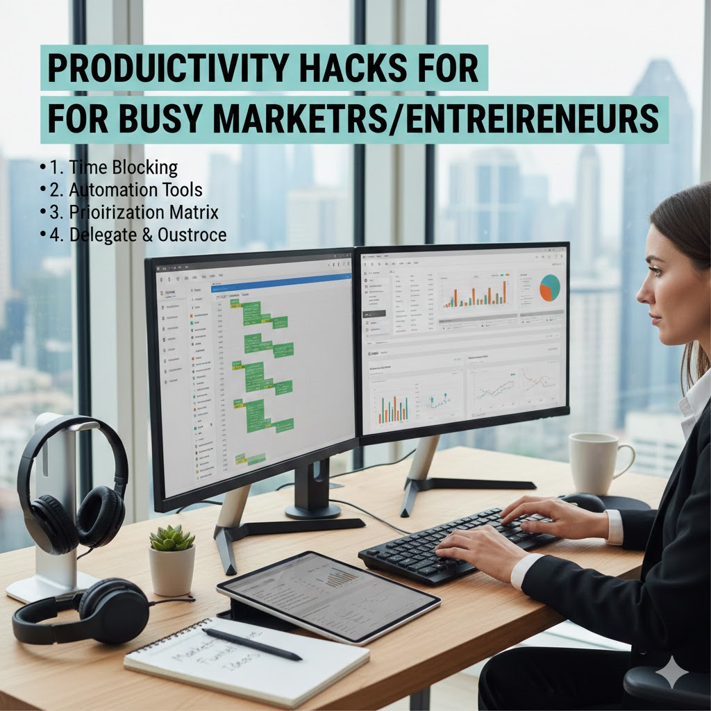Smart Productivity Strategies That Help Marketers and Entrepreneurs Win Back Time